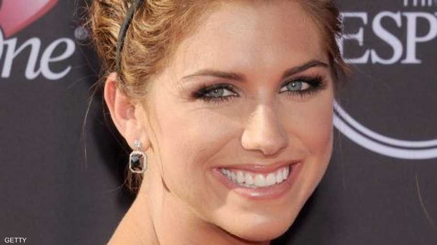 وفي المركز الأول تربعت الأميركية أليكس مورغان، المهاجمة السريعة، إذ حصلت على جائزة أسرع عداءة بالفريق