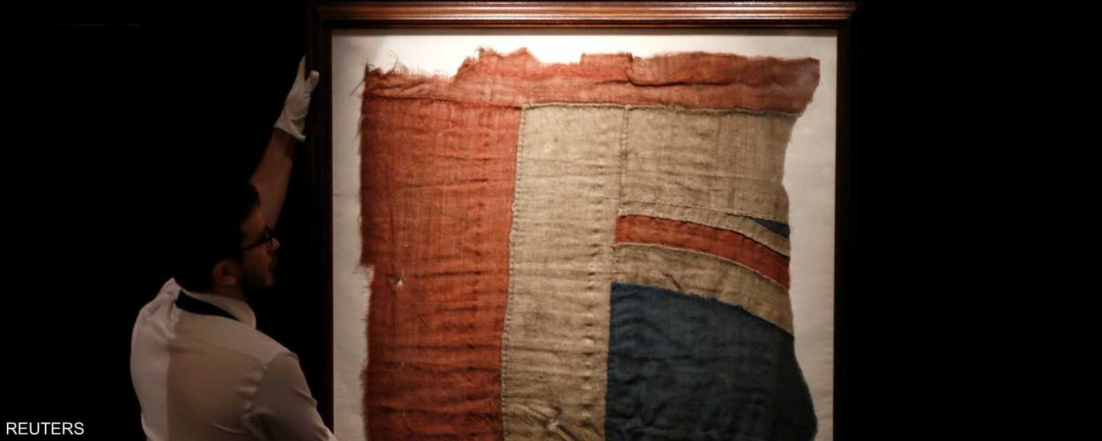 في يناير، تم بيع قطعة من علم بريطانيا بنحو نصف مليون دولار