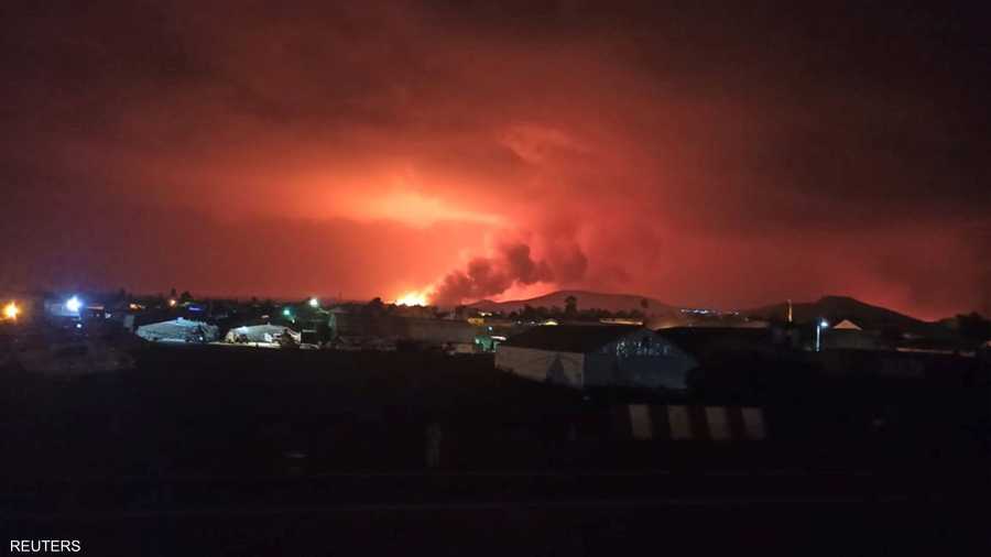 مشهد من مدينة غوما لبركان نييراغونغو