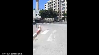 لحظة اقتحام الجيش الإسرائيلي مدينة نابلس