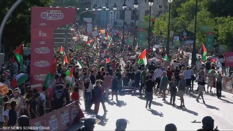 إلغاء المرحلة الأخيرة من طواف إسبانيا