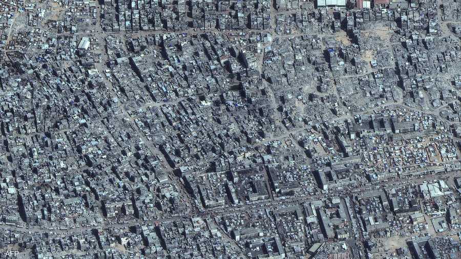 صورة جوية أخرى توثق حجم الدمار في خان يونس
