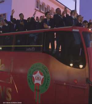 استقبال رسمي وشعبي للمنتخب المغربي بعد فوزه بكأس العالم