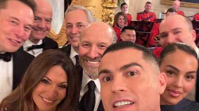 رونالدو في البيت الأبيض.. "سيلفي" يهز العشاء الرئاسي