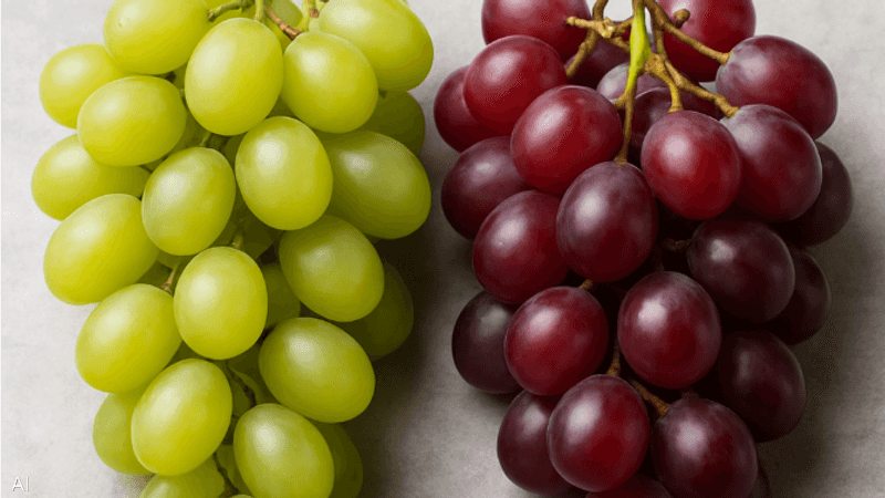 يمتلك العنب خصائص مضادة للأكسدة