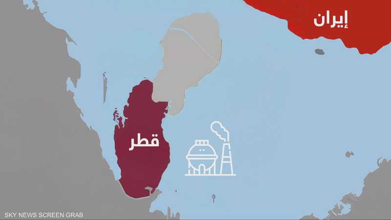 صواريخ إيرانية تحمل شعارات معادية لـ"منشآت الغاز في قطر"