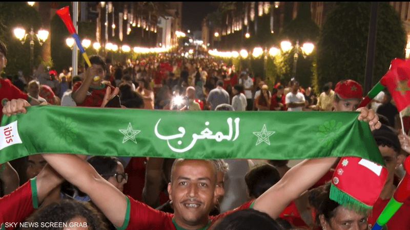الفرحة عمت العاصمة المغربية الرباط وباقي مناطق المملكة