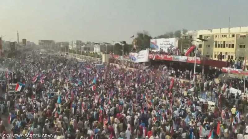 تظاهرات في عدن تأييدا للمجلس الانتقالي الجنوبي