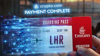 طيران الإمارات تطلق رسميا خدمة "Crypto.com Pay"
