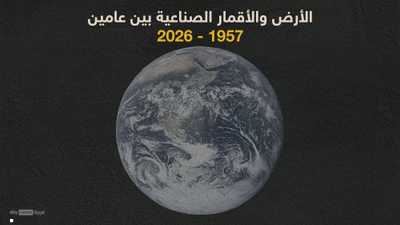 الأقمار الصناعية حول الأرض بين 1957 و2026