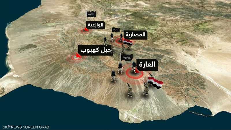 جبهة قتال مستعرة على جبهة "كهبوب" على باب المندب